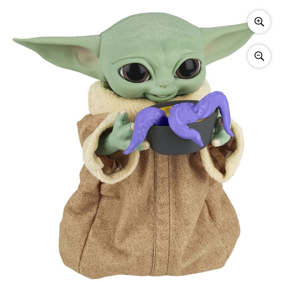 Star Wars Mandalorian Galactic Snackin' Grogu Animatronic - Picture 7 of 9
